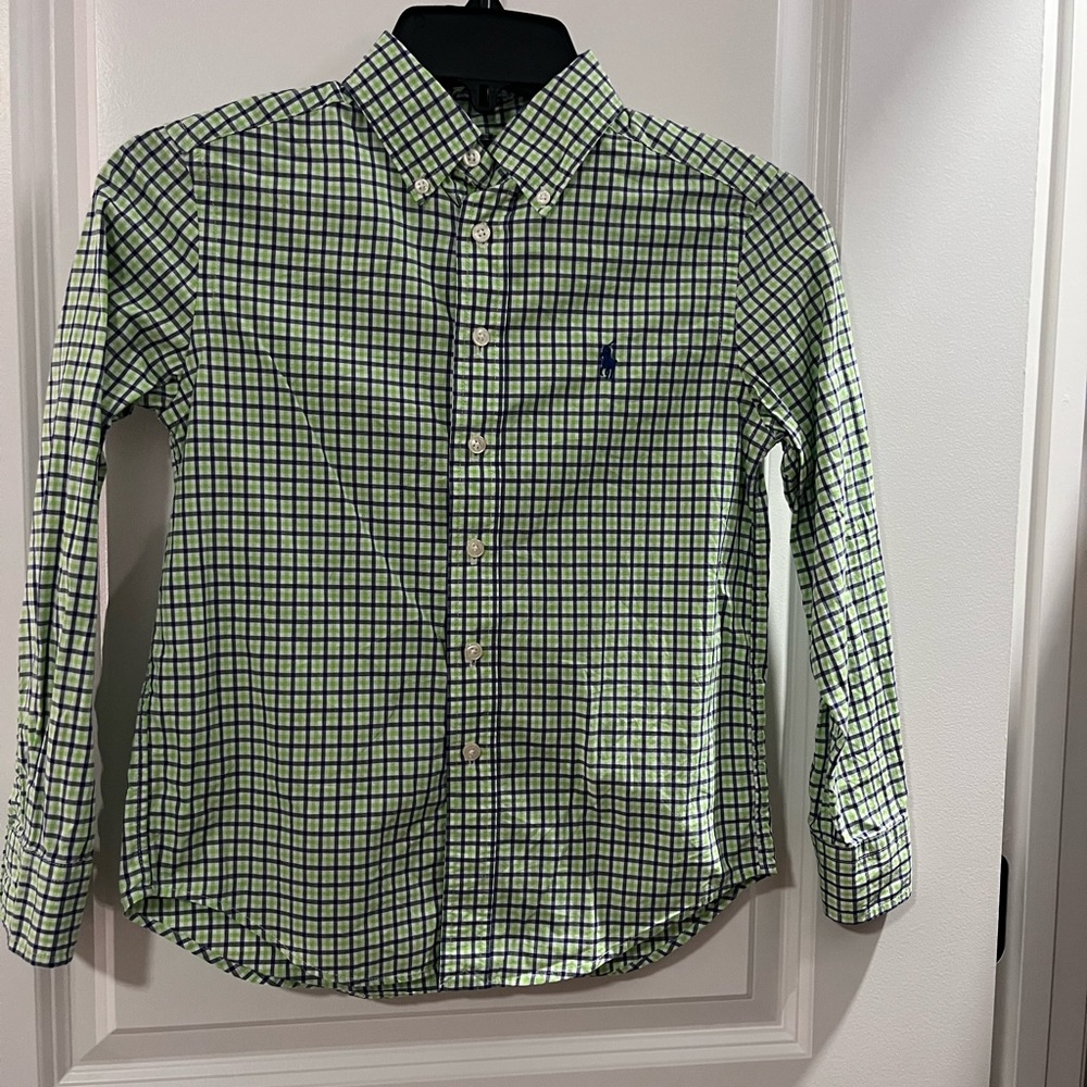 Ralph Lauren boys size 8 button up. Gently used from a smoke free home